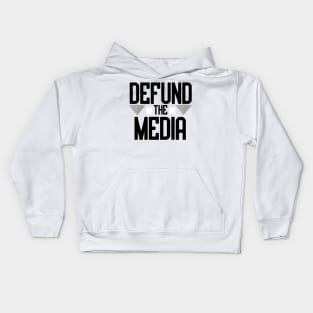 DEFUND THE MEDIA Kids Hoodie